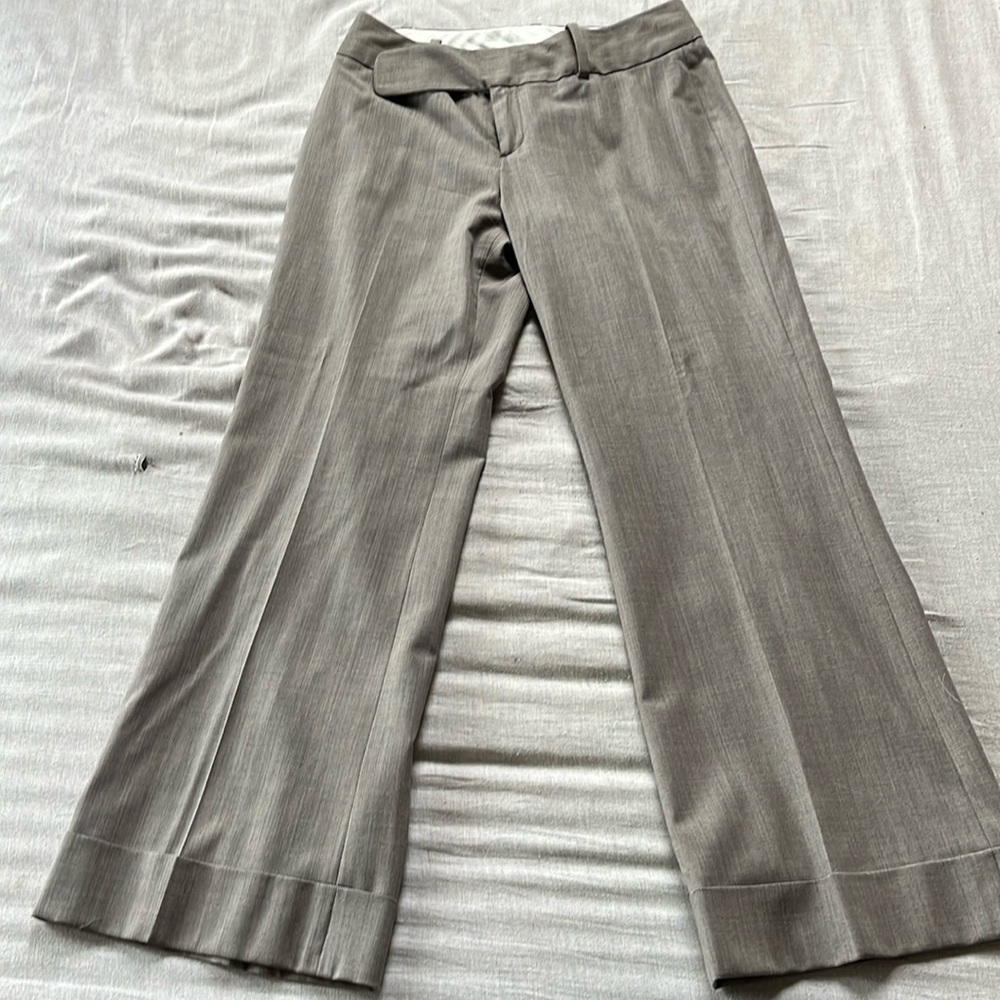 Woolen trousers lined
